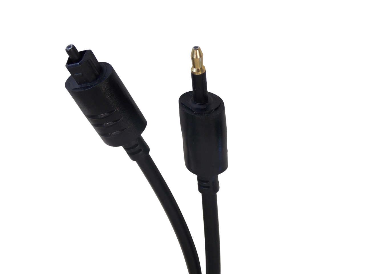 Шнур  оптический Toslink - Mini Plug / 4 мм / 1.8 метра