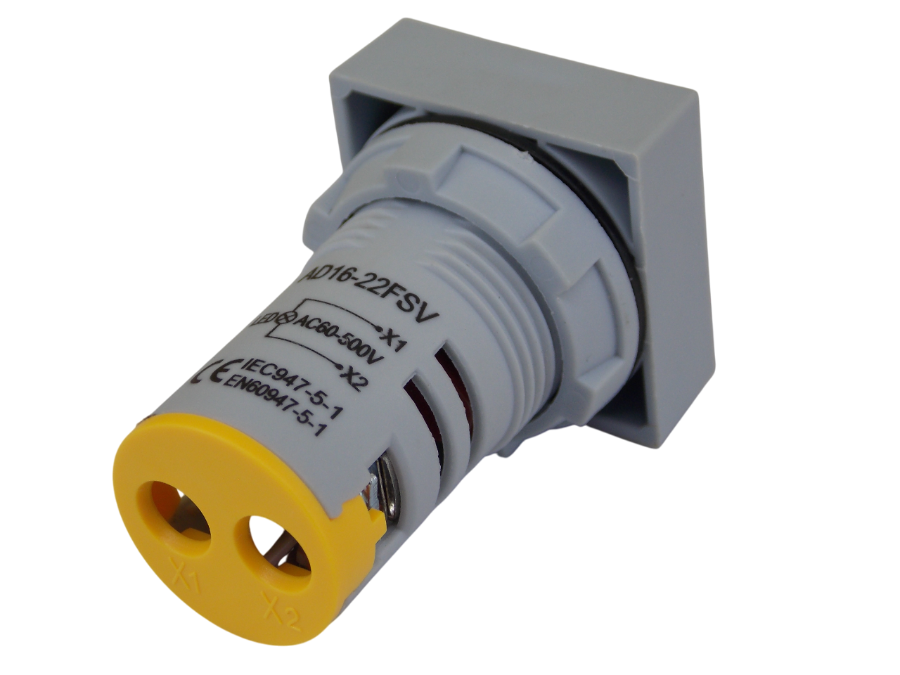 Цифровой вольтметр переменного напряжения 60-500В квадратный 