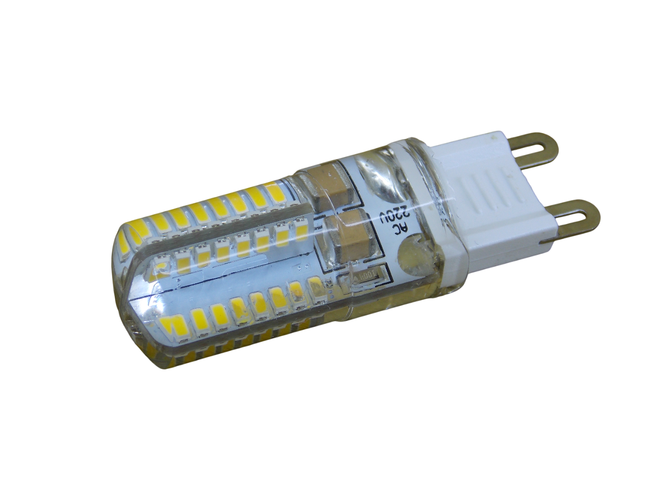  Светодиодная лампа G9  220В - 3.5Вт - 3000К 64Led
