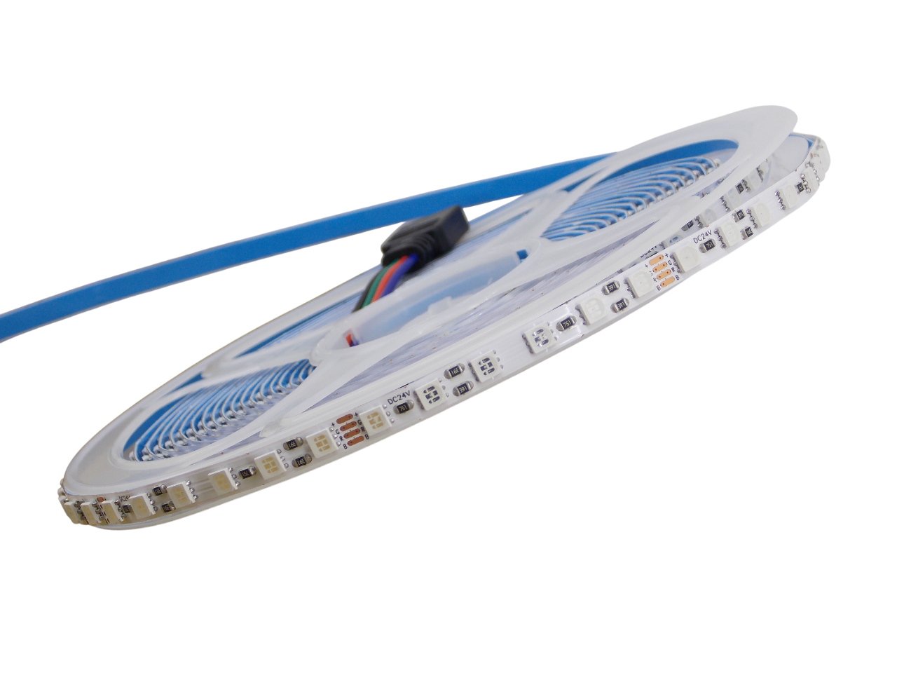 Светодиодная лента 24В - 120Led/м - 12Вт/м  RGB