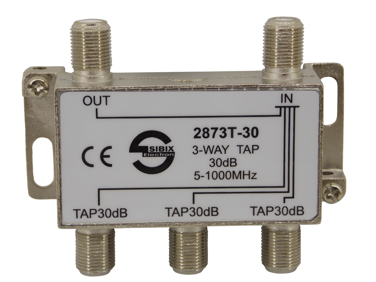 Телевизионный антенный сплиттер ТАР на 3 выхода под F- разъем 30 дБ