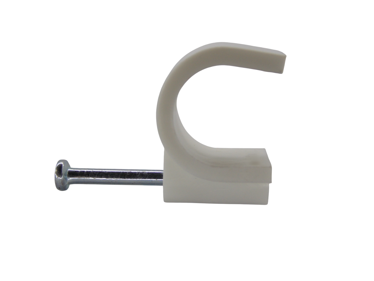 Крепеж для кабеля круглый 14мм / 100 штук