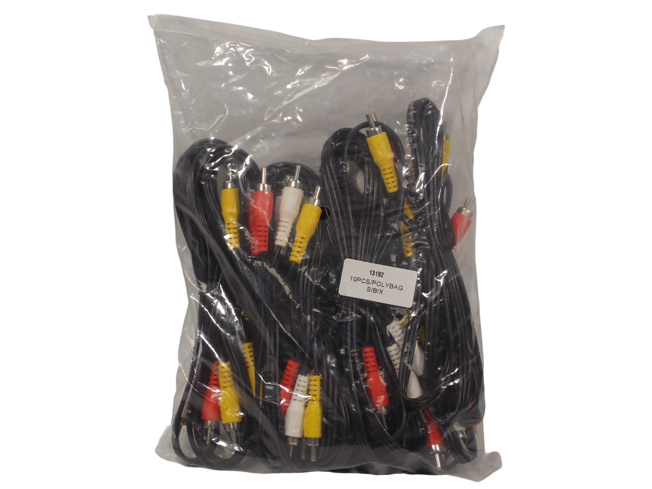 Шнур 3 х RCA на 3 х RCA  / 1.5 метра /  черный 