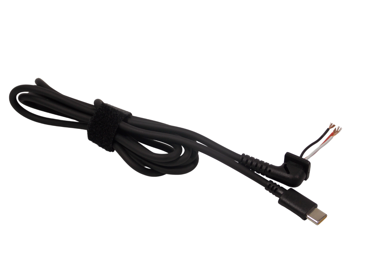 Шнур питания под пайку Type - C  для ноутбука / планшета / нетбука /1.5 метра / черный