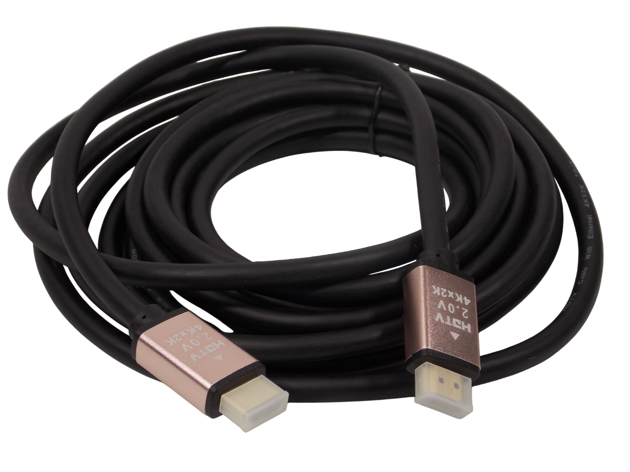 Шнур HDMI 19pin 2.0V на  HDMI 19pin  / 4K   / 5 метров  / черный 