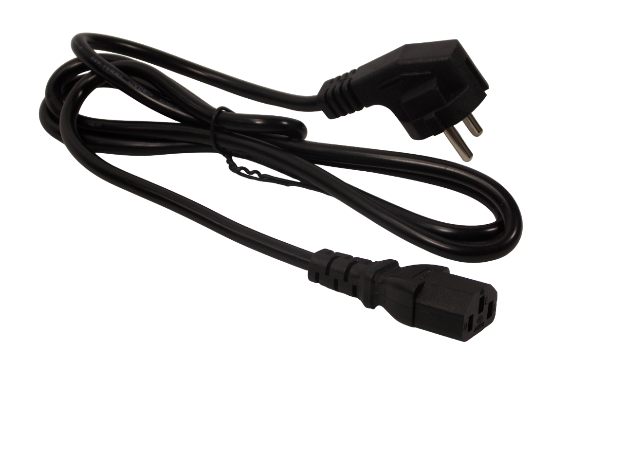 Сетевой компьютерный шнур питания / 1.5 метра / черный