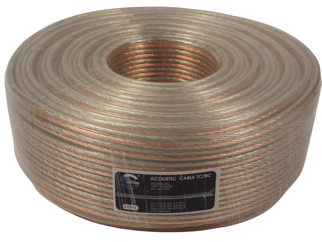 Кабель акустический 2 х 2.5 мм² / 100 метров