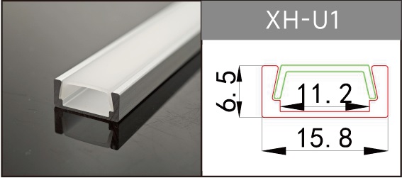 Алюминиевый профиль CP-1607 thin-2m