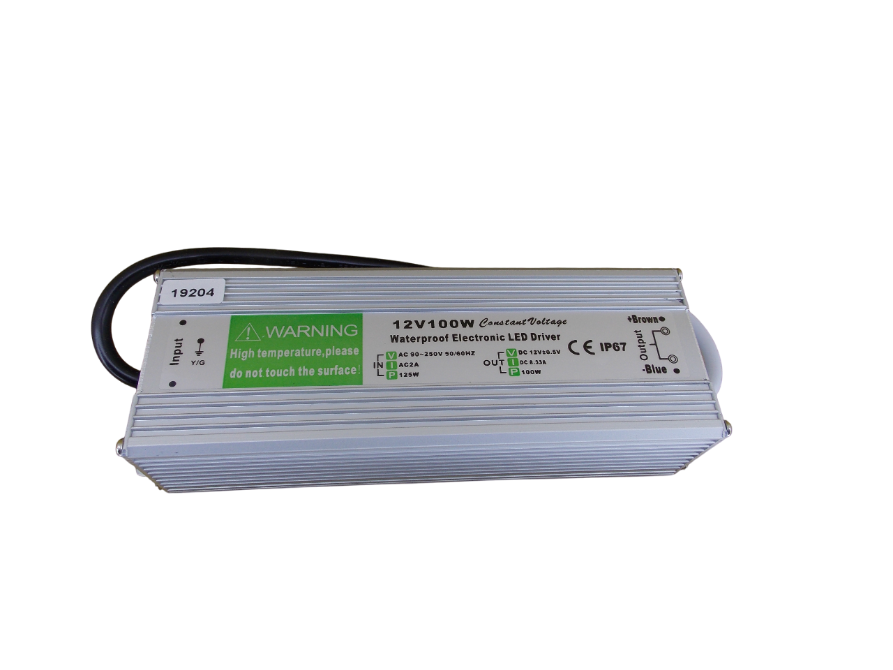 Блок питания 12В - 8.33 A - 100Вт  IP67