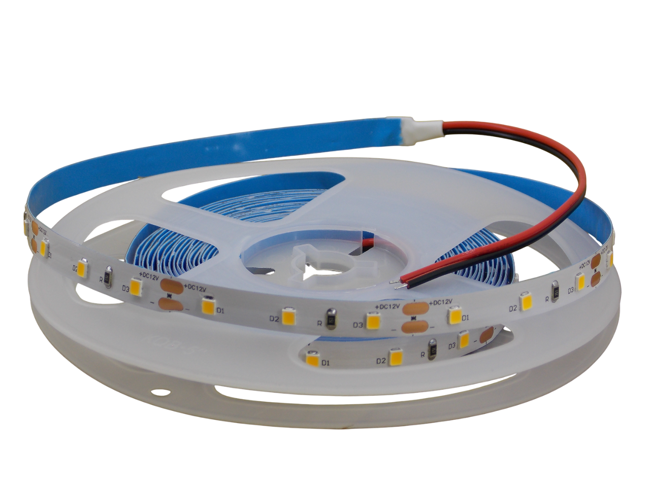Светодиодная лента 12В - 60Led/м - 4.8 Вт/м белая 3000К