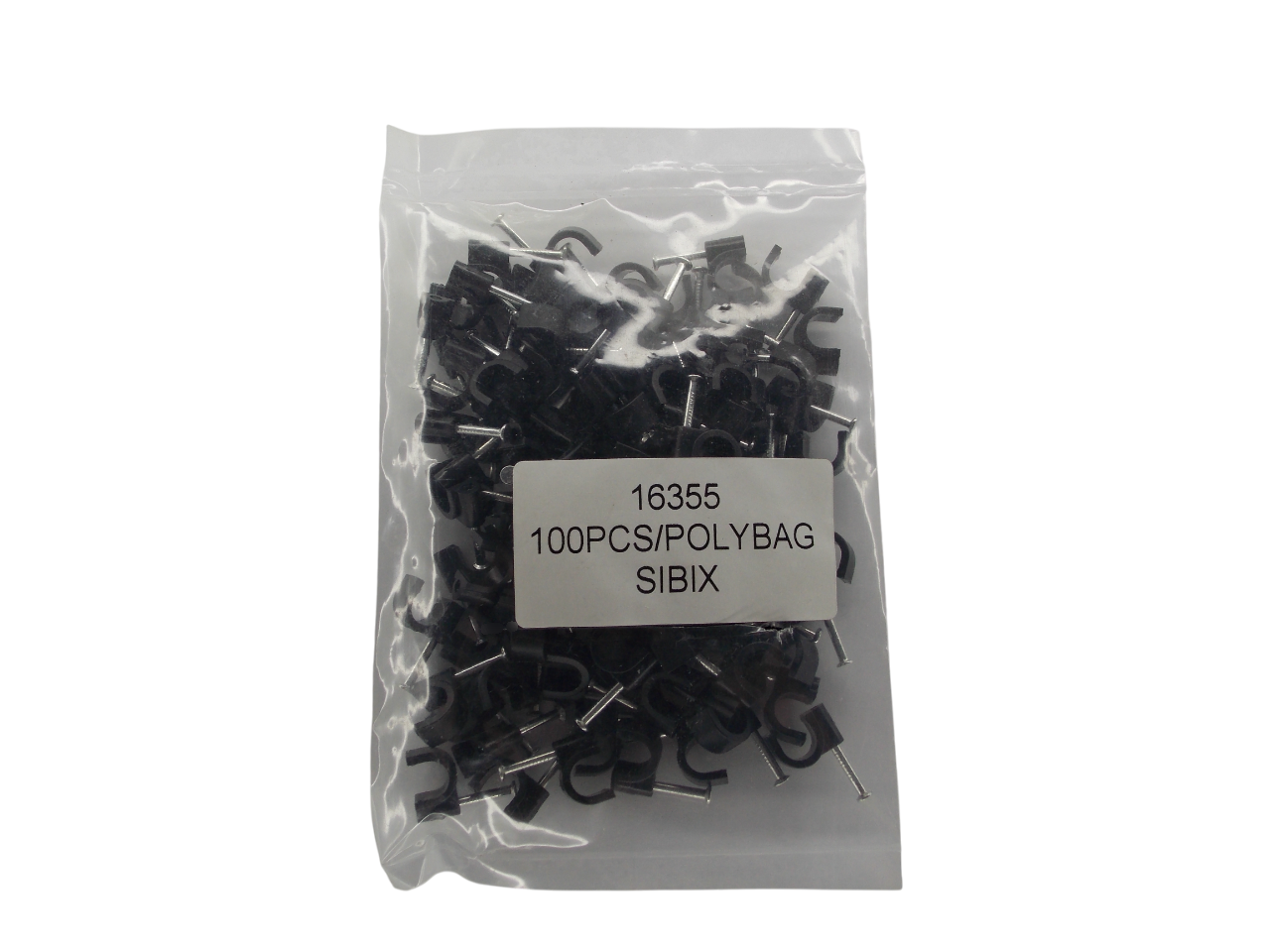 Крепёж для кабеля круглый 7мм / 100штук