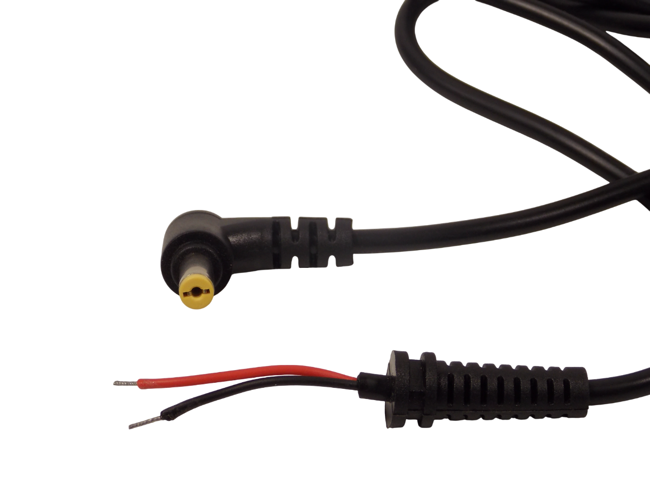 Шнур питания под пайку для ACER с размером штекера  5.5*1.7мм / 1.2 метра / черный