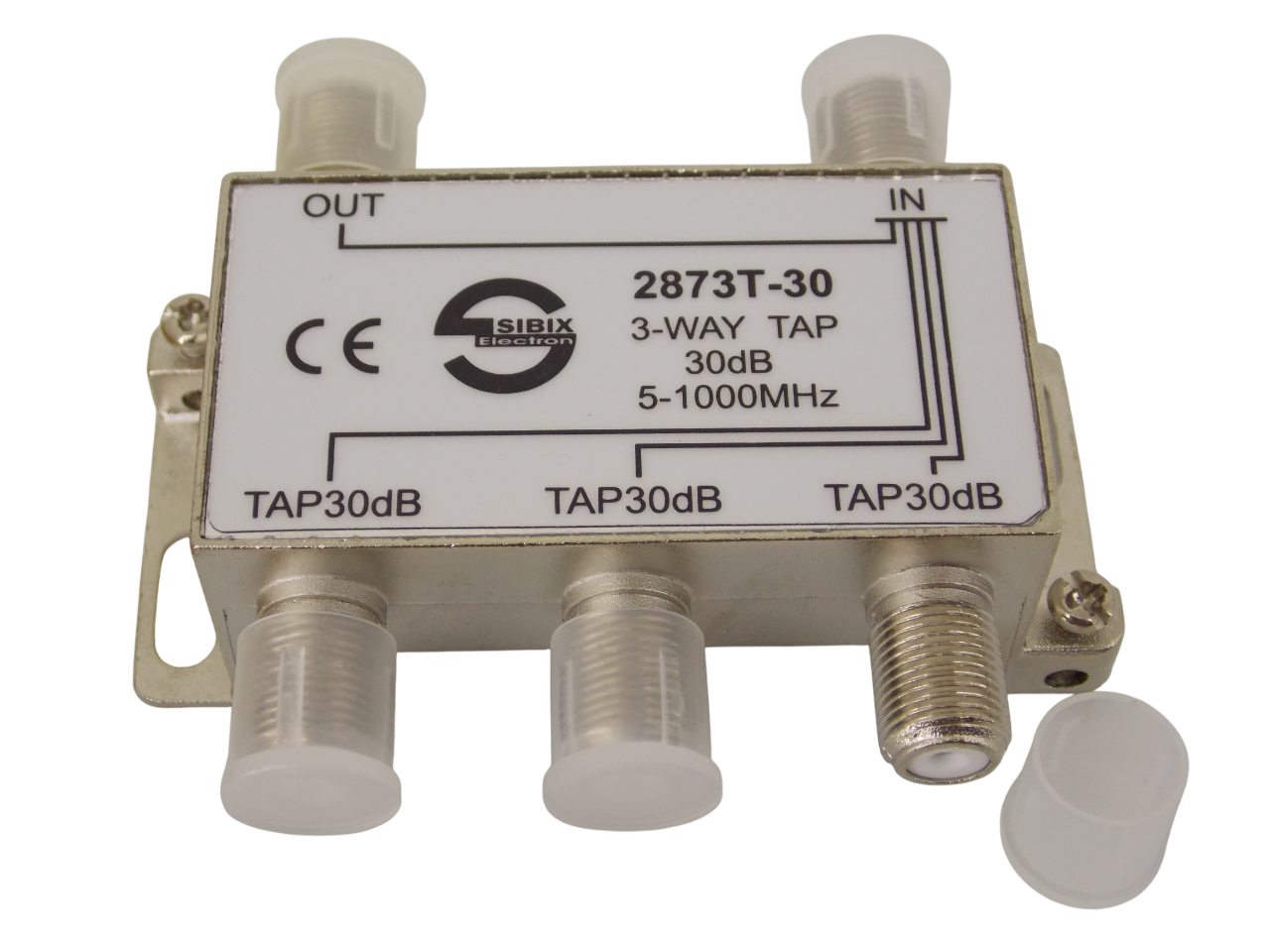 Телевизионный антенный сплиттер ТАР на 3 выхода под F- разъем 30 дБ