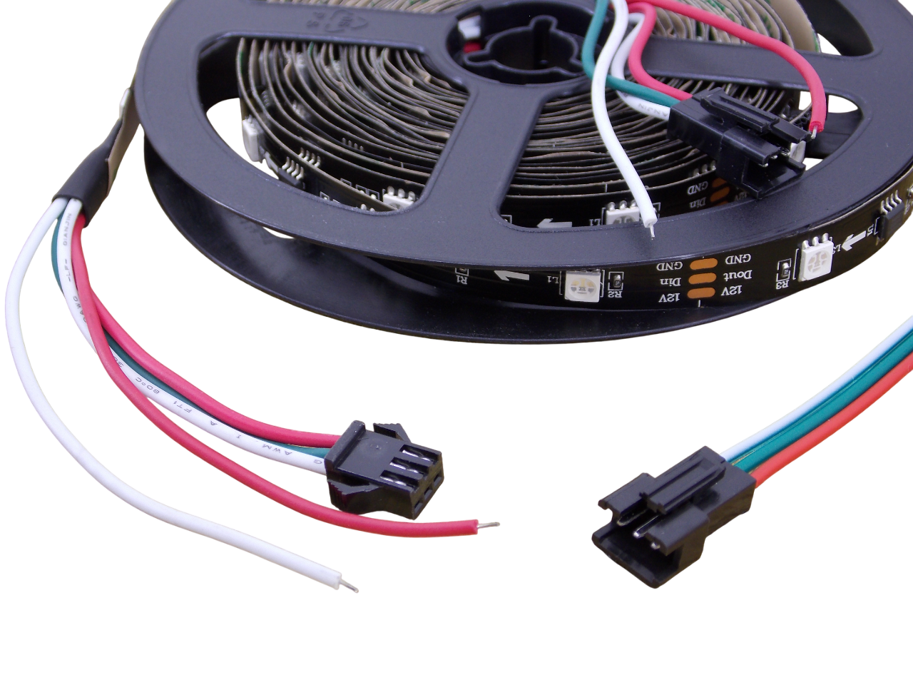 Светодиодная лента 12В - 30Led/м - 7.2Вт/м адресная лента