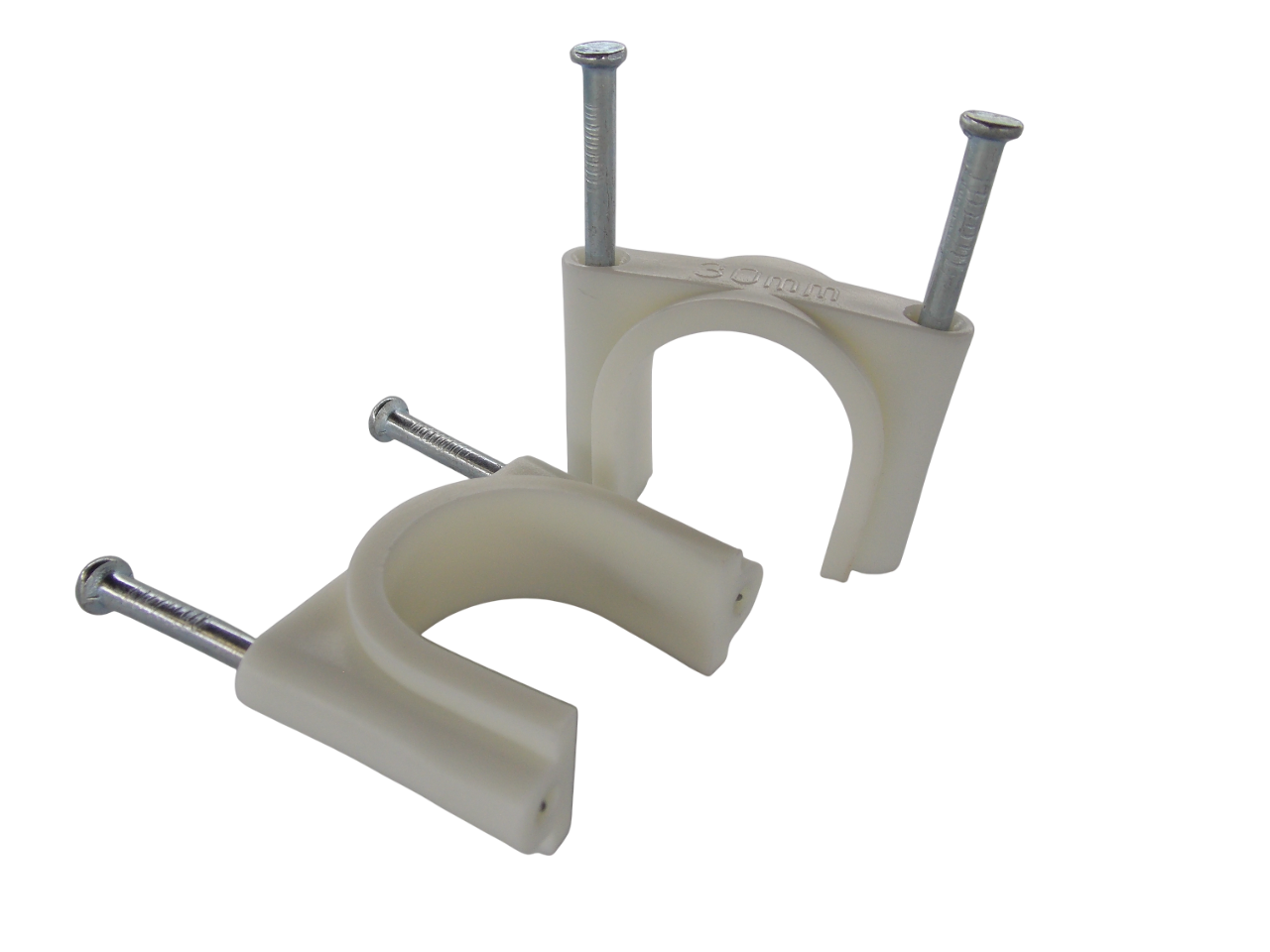 Крепеж для кабеля круглый  30мм / 20 штук  