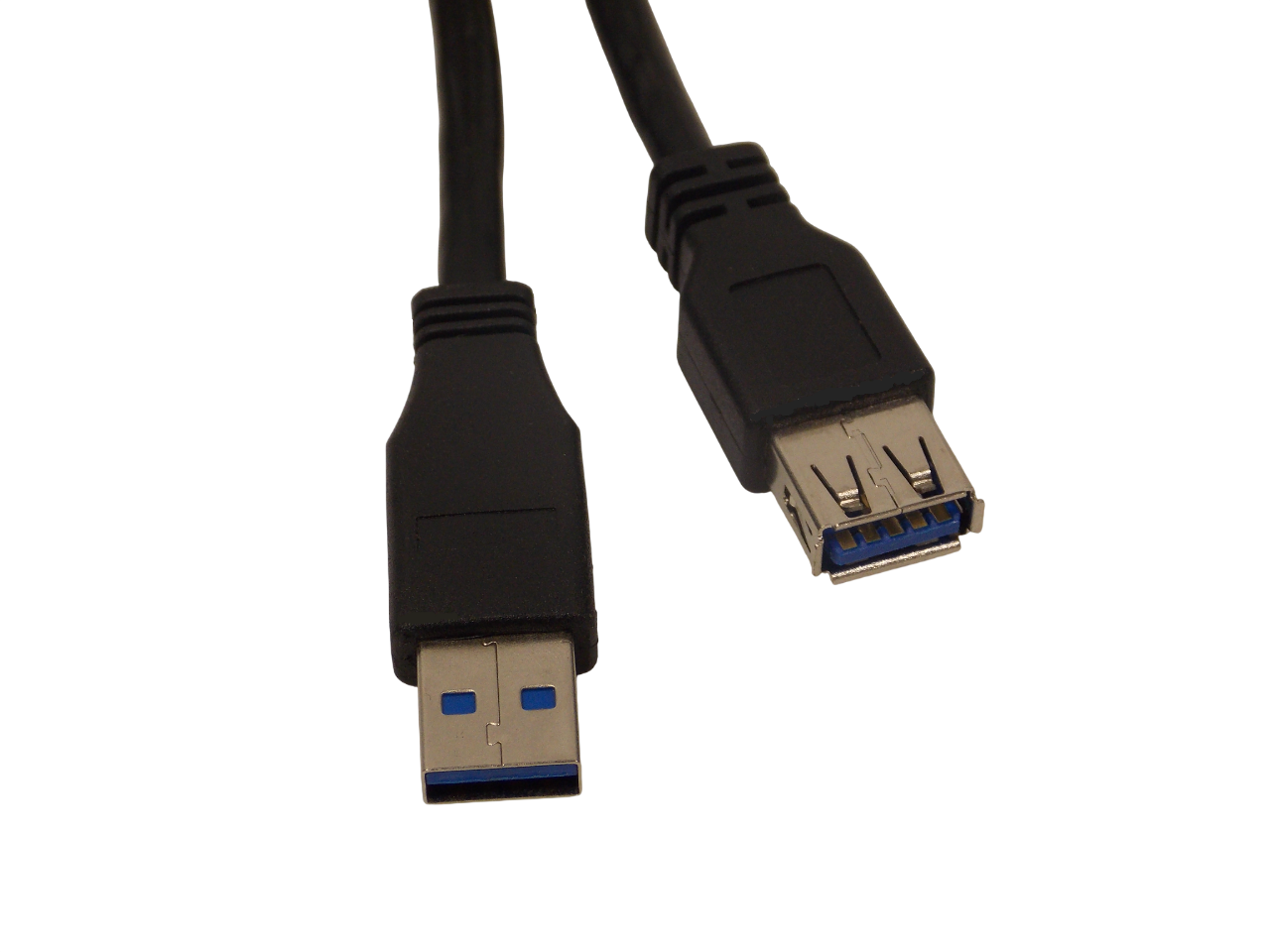 Шнур USB - А  штекер на  USB - A гнездо / 1.5 метра / черный 