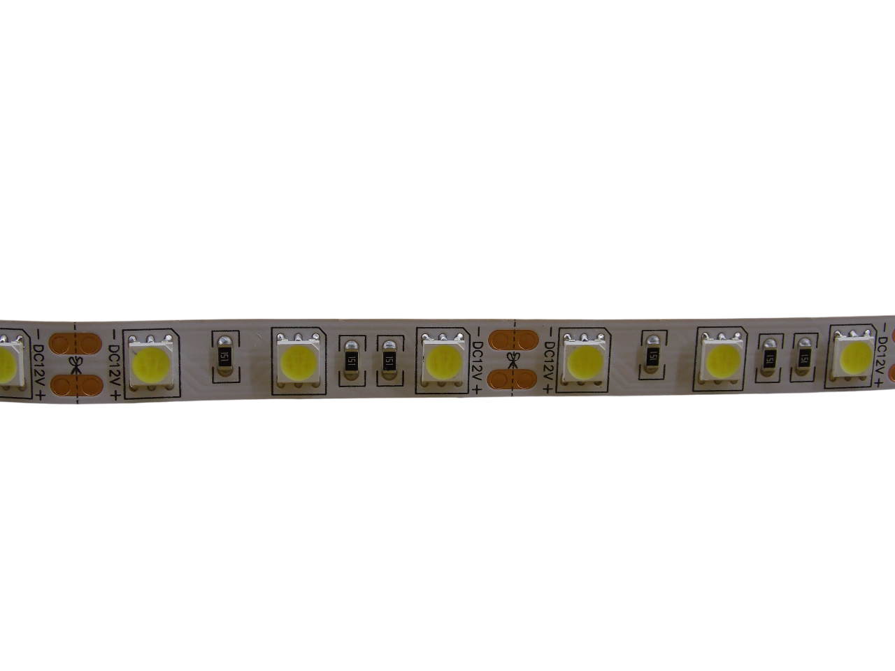 Светодиодная лента 12В -  60Led/м - 14.4 Вт/м белая 6000К