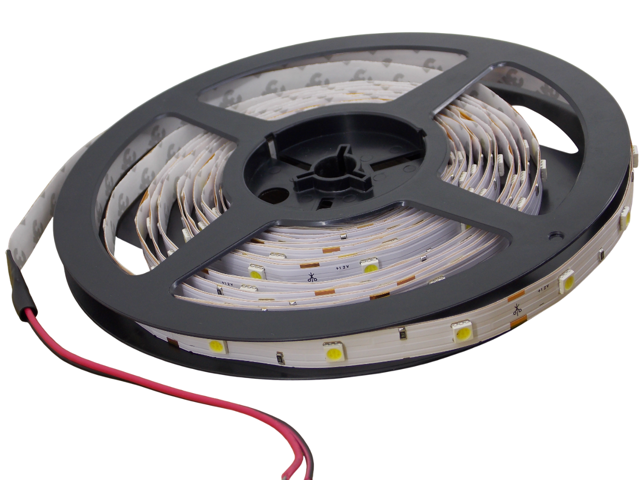 Светодиодная лента 12В -  30Led/м -  7.2 Вт/м  белая 6000К