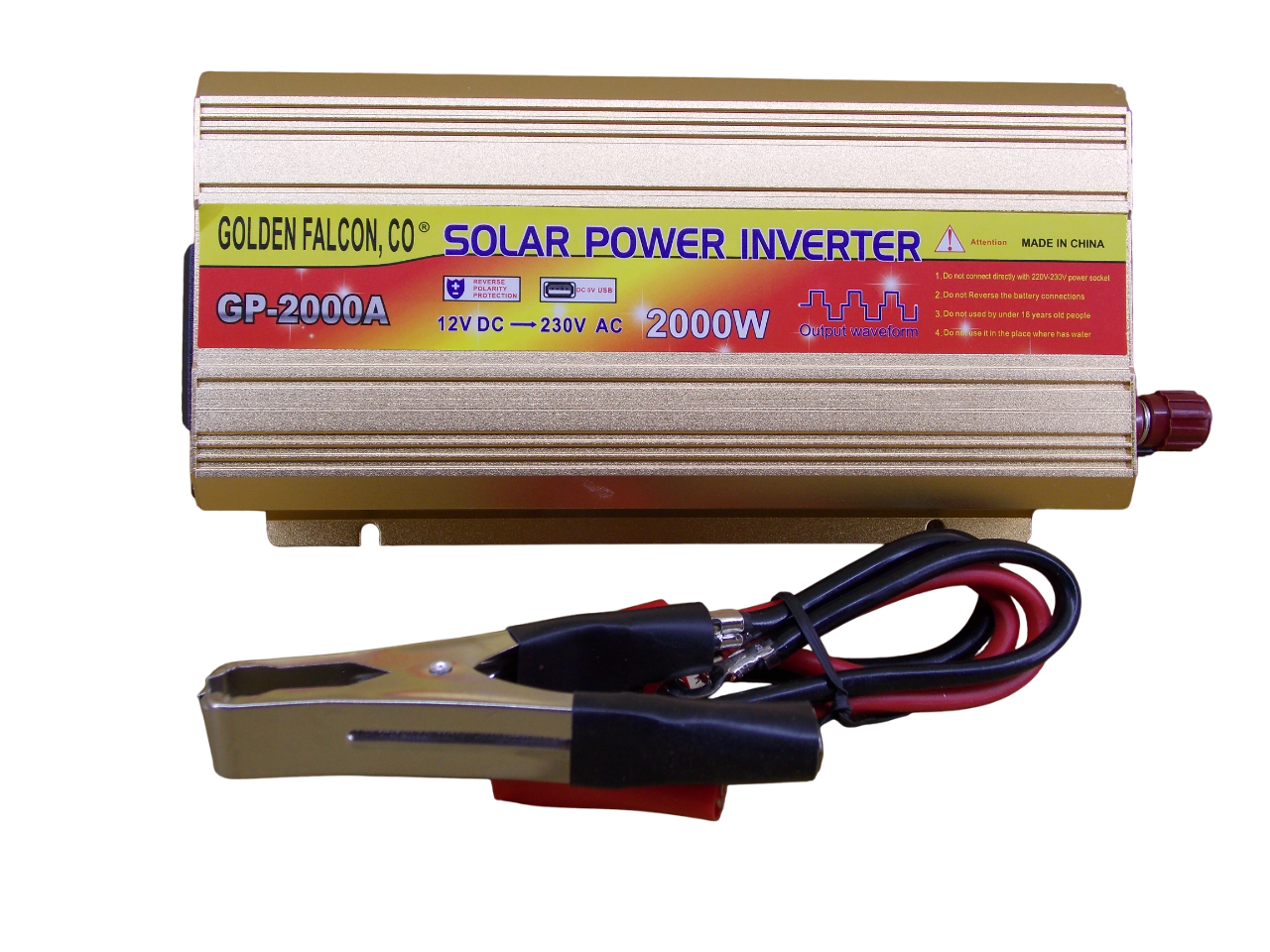 Инвертор напряжения GP-2000A 12В - 220В - 2000ВТ