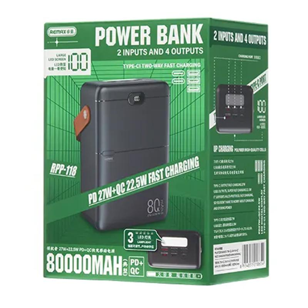 Power Bank Remax RPP118 80000мА/ч