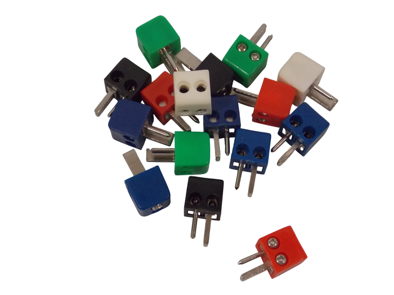 Штекер для колонок «кубик » / DIN 41529 / «точка-тире»