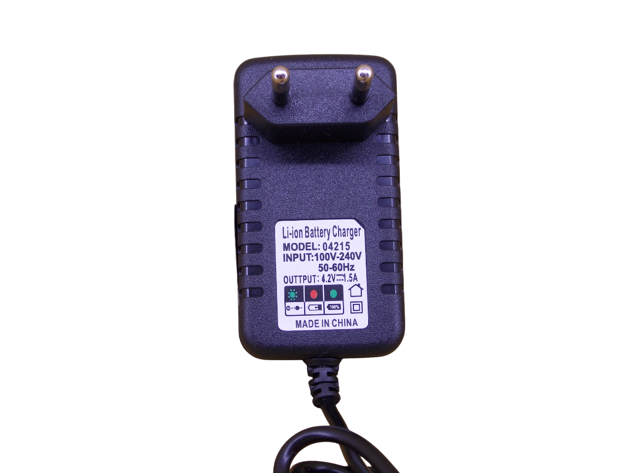 Зарядное устройство для  Li-Ion 4.2В - 1.5A размер штекера 5.5*2.5мм