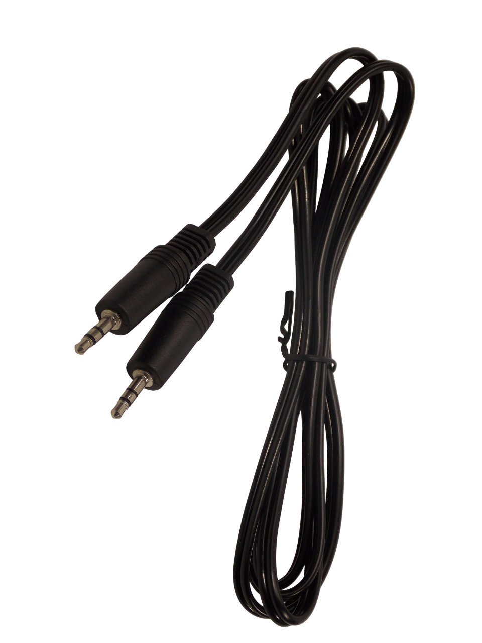 Шнур jack 3.5мм стерео на jack 3.5мм стерео / 1.5 метра / черный