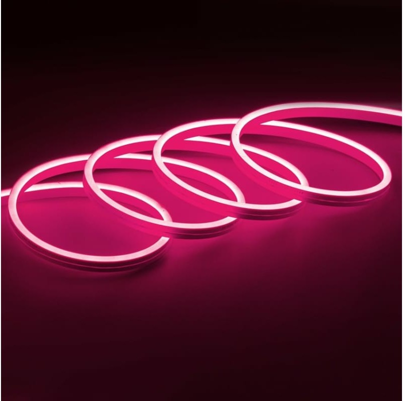 Неоновая лента 12В-120Led/м розовая