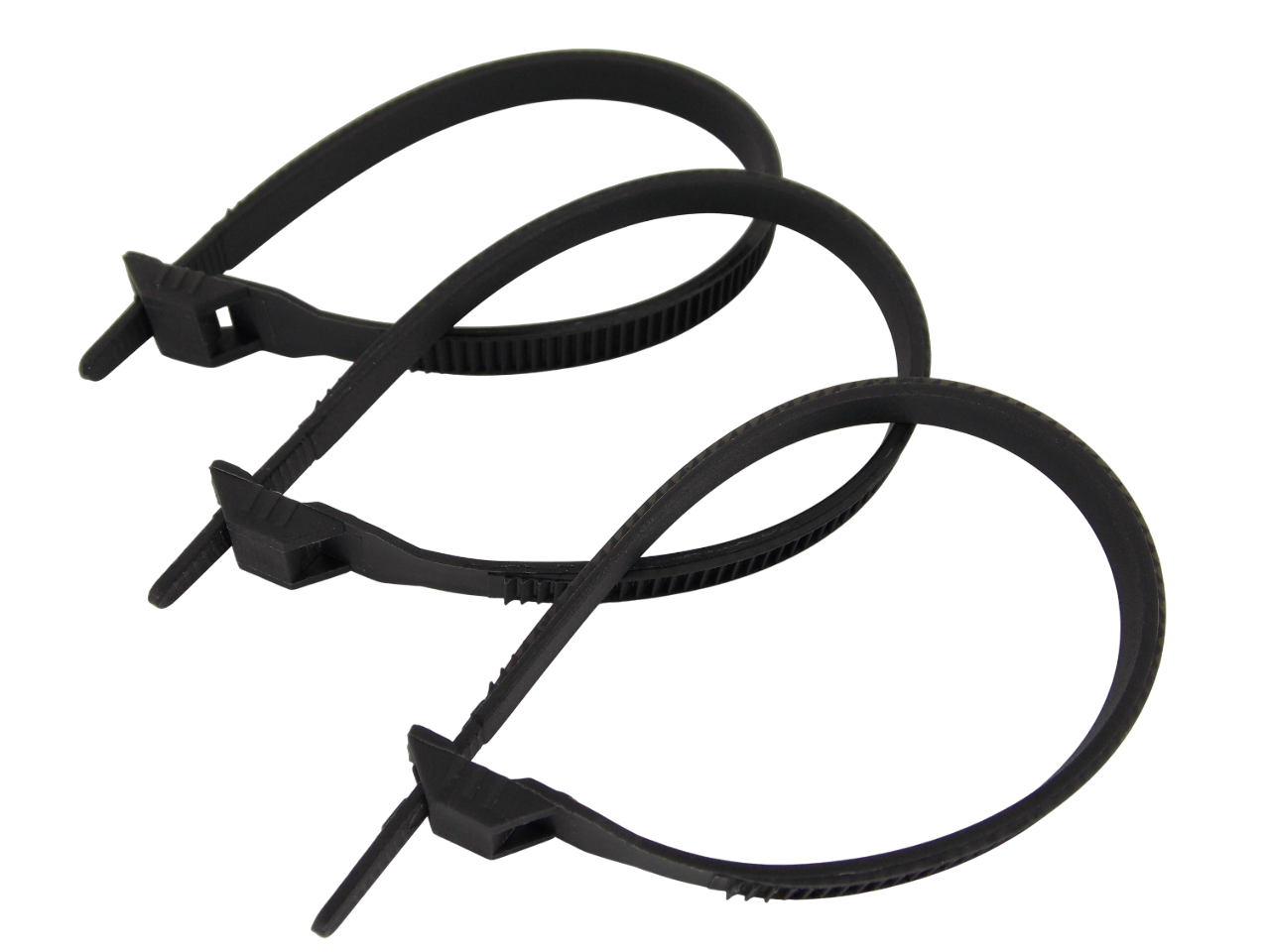 Кабельные стяжки нейлоновые  6х180мм двойной замок / 100 штук