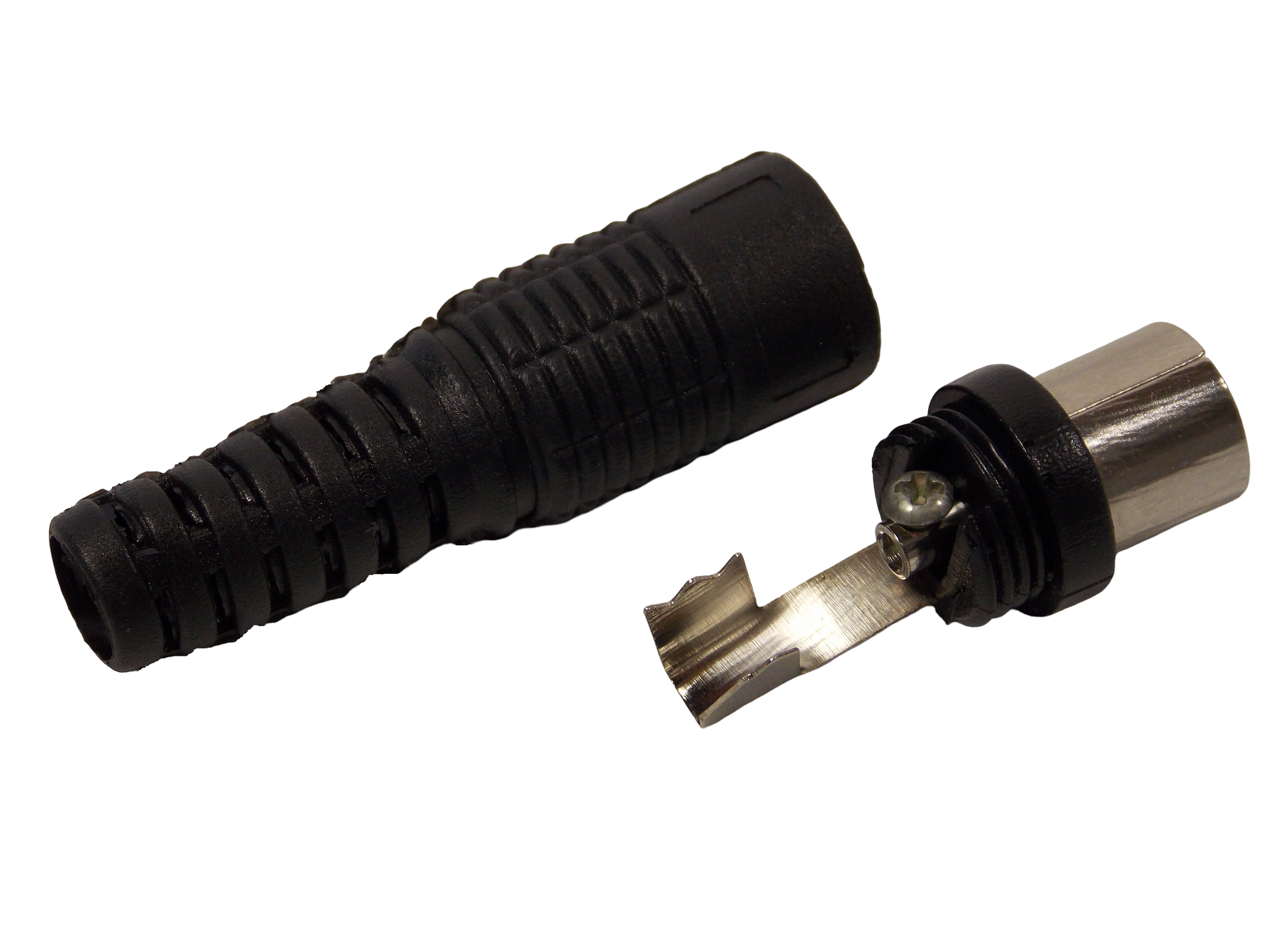 Штекер телевизионный  / пластик / без пайки