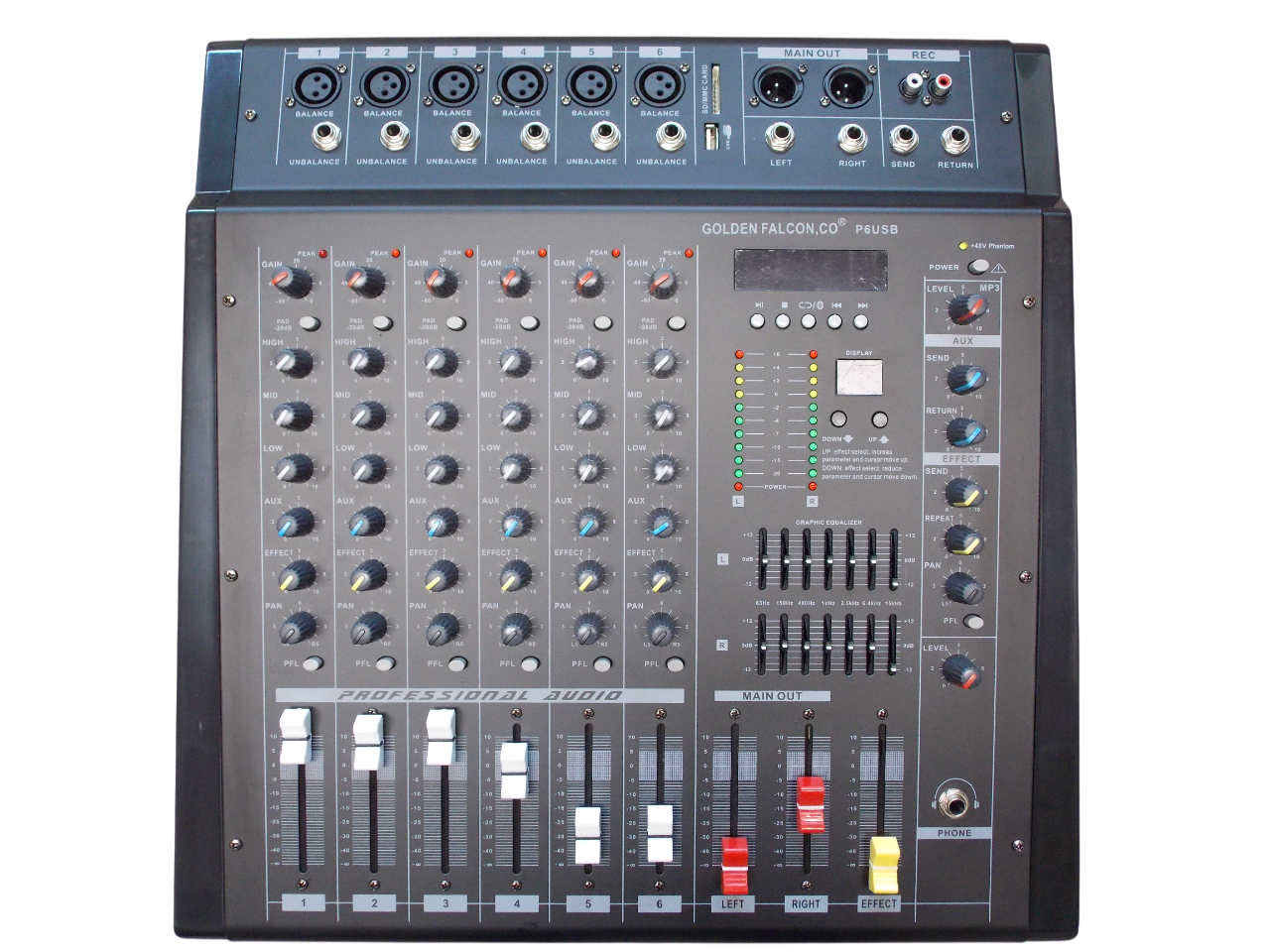 Микшер Colden Falcon  P6 USB