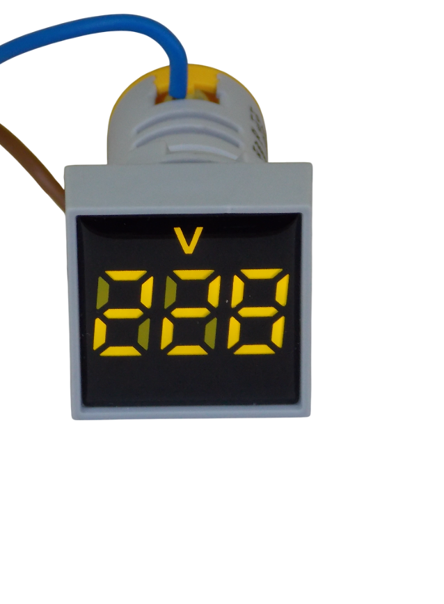 Цифровой вольтметр переменного напряжения 60-500В квадратный 