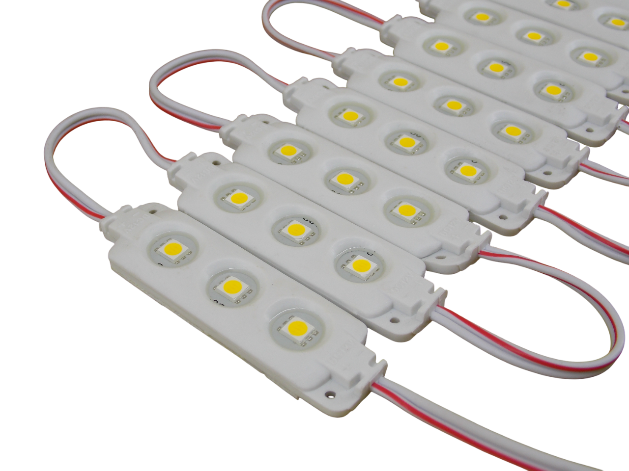 Светодиодный модуль 12В - 1.5Вт - 3000К  5050 3Led