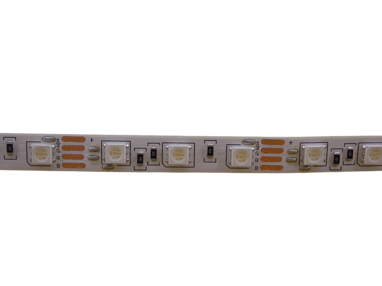 Светодиодная лента 12В -  60Led/м - 12Вт/м  RGB