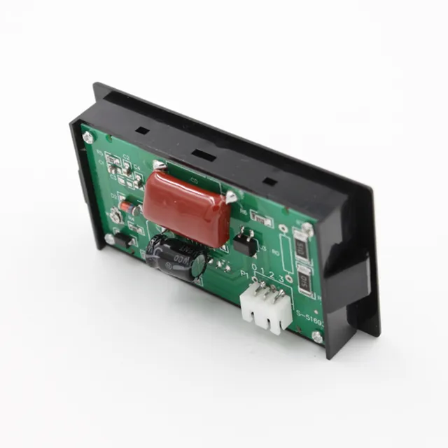 Цифровой вольтметр переменного напряжения 80 - 500В красный 