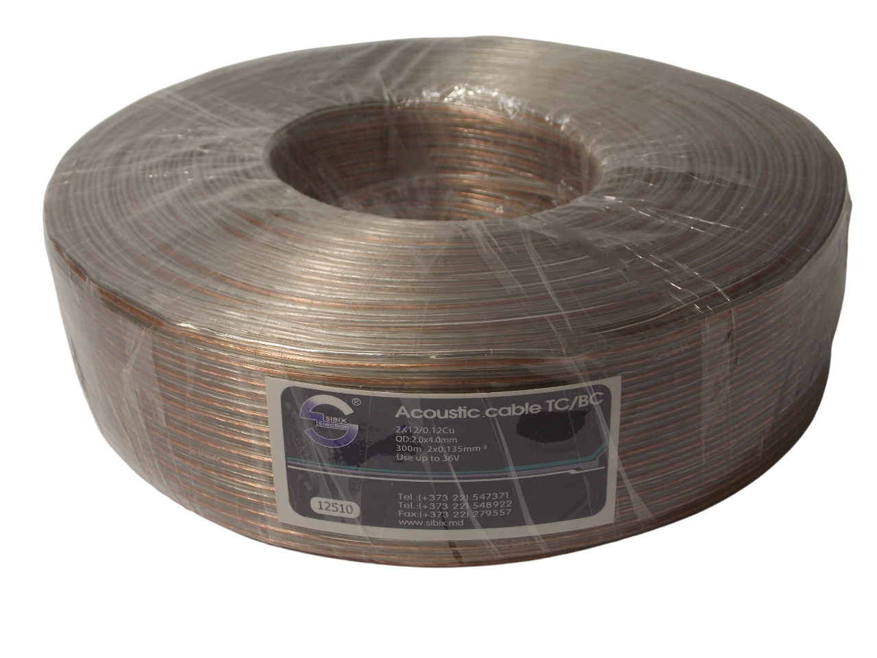 Кабель акустический 2 х 0.135мм² / 300 метров