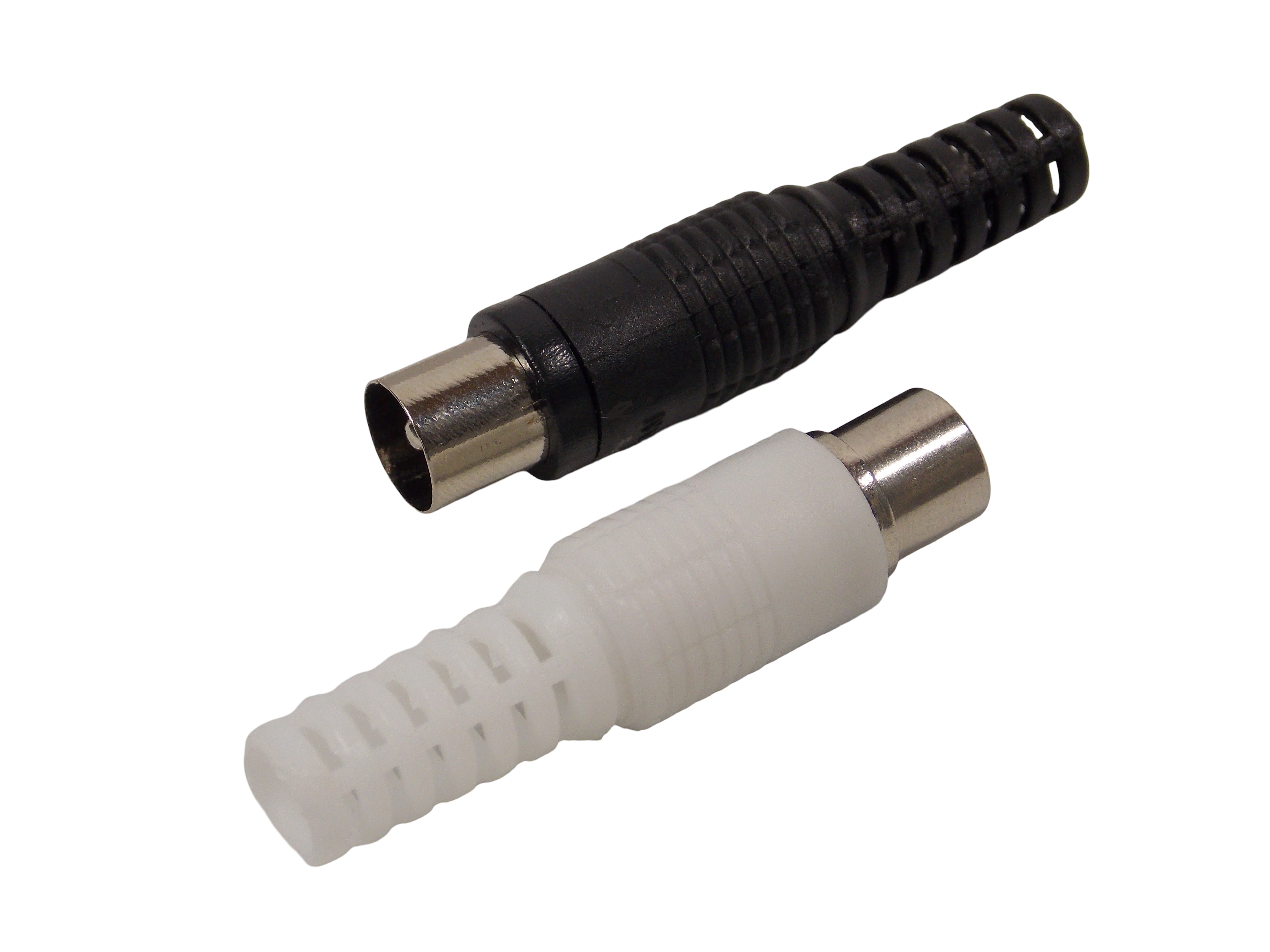 Штекер телевизионный  / пластик / без пайки