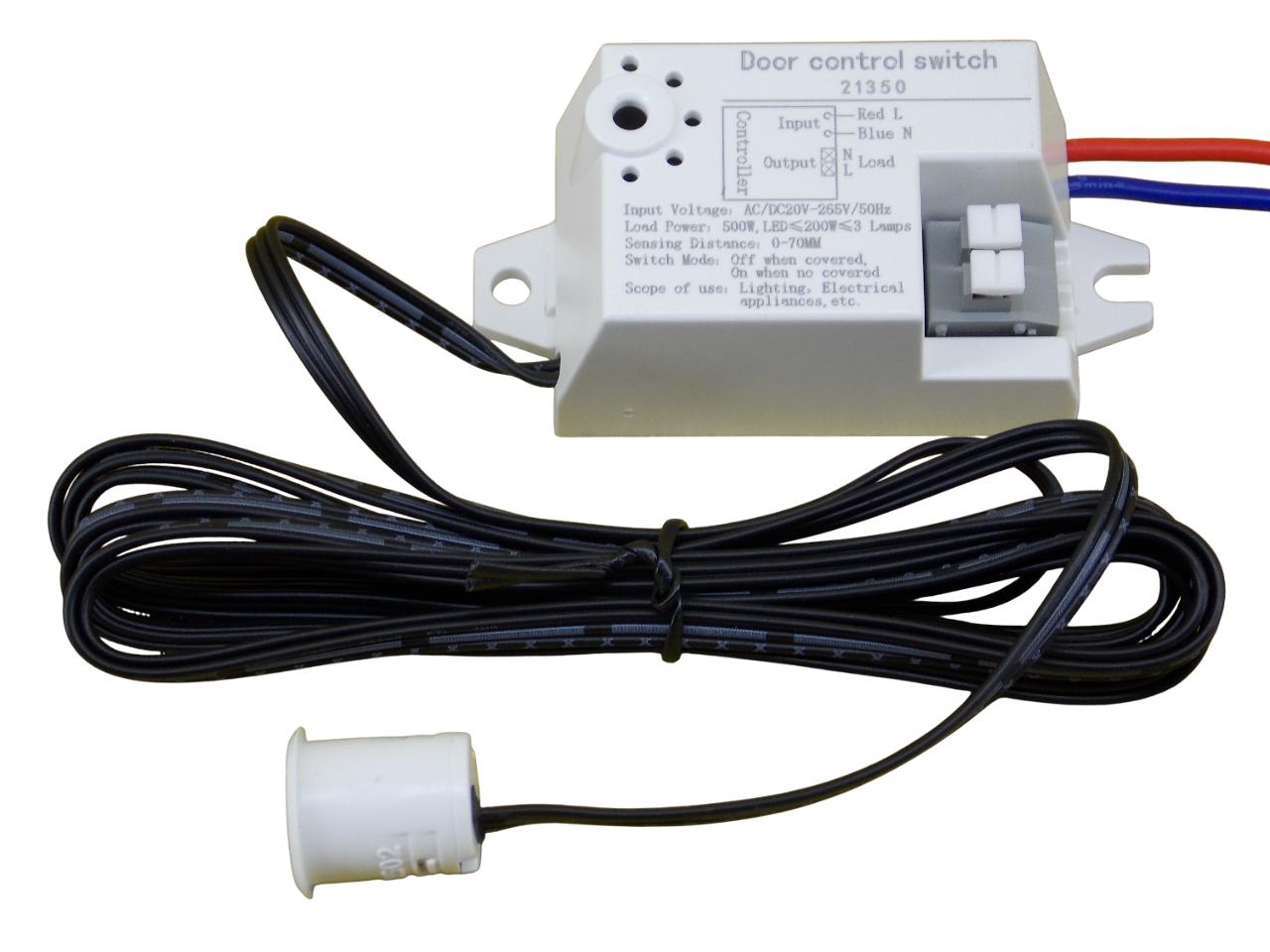 Сенсорный выключатель мебельный 220В на открывание двери