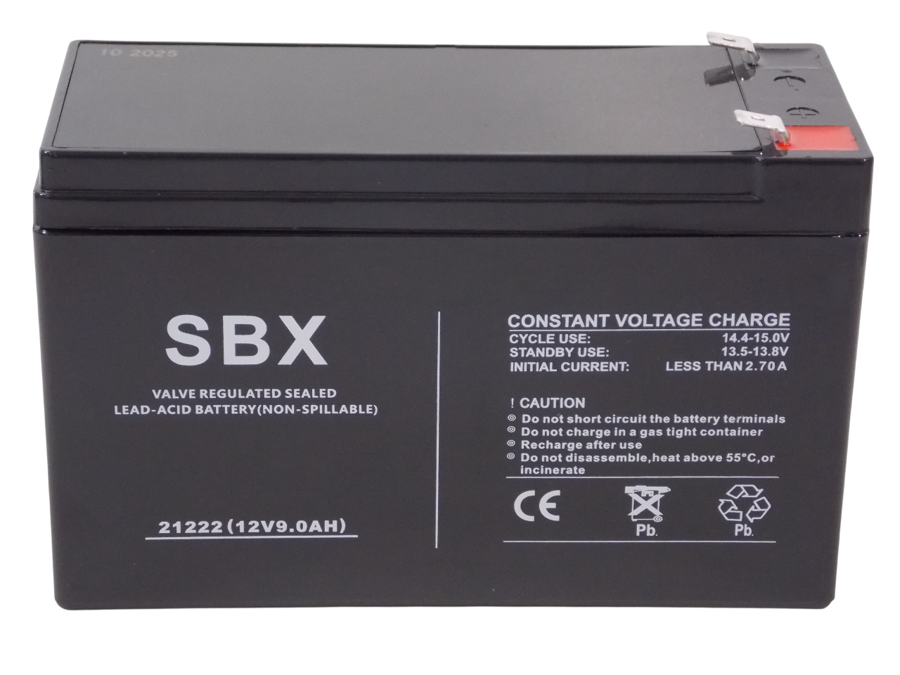 Свинцово - кислотный аккумулятор 12В - 9.0А /ч