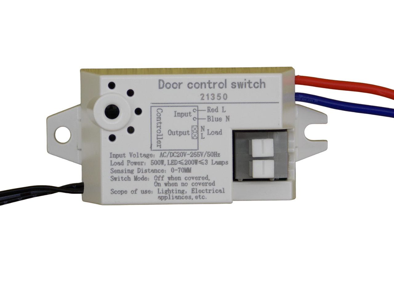 Сенсорный выключатель мебельный 220В на открывание двери