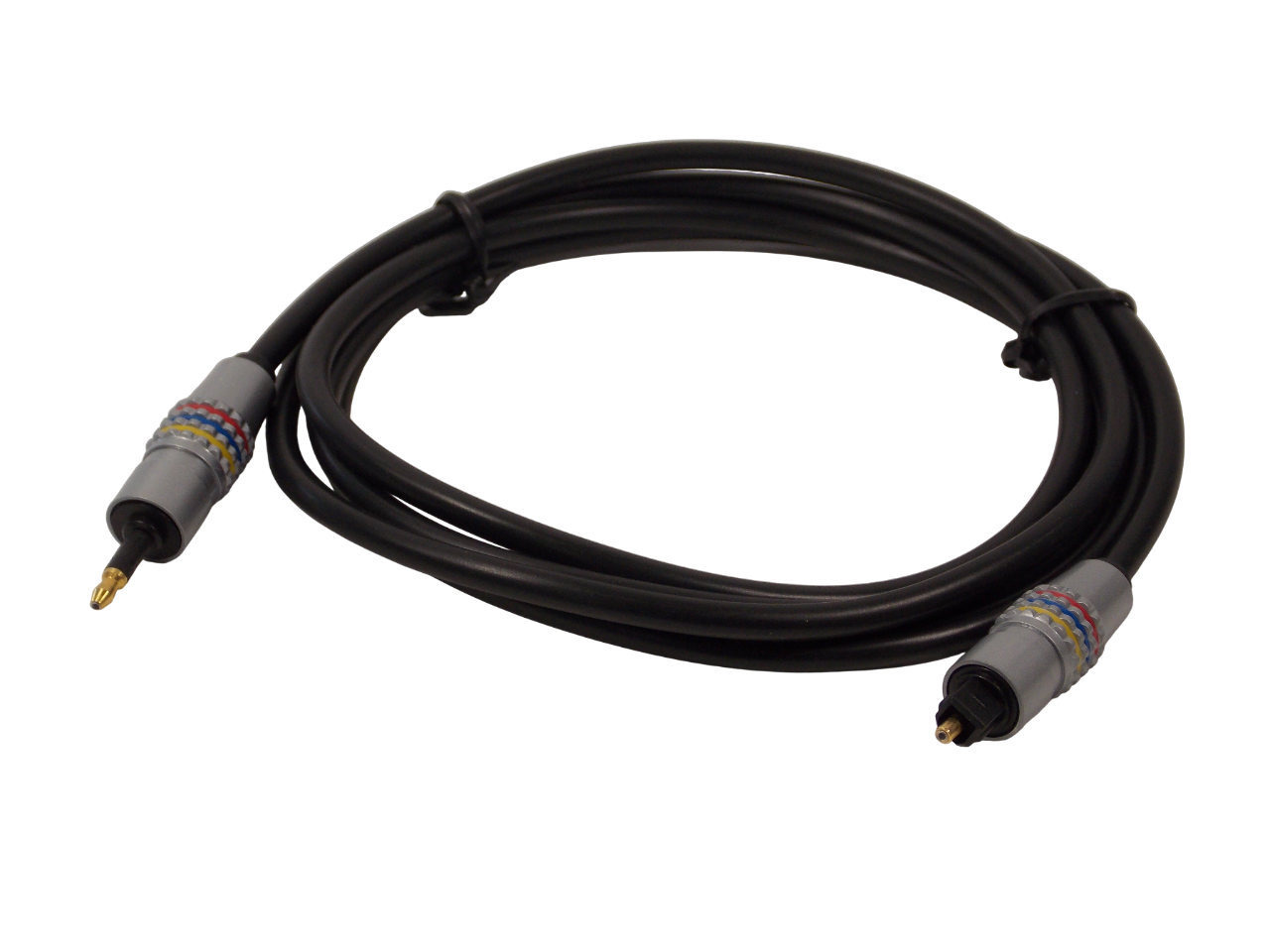 Шнур оптический Toslink - Mini Plug /  5 мм / 1.8 метра