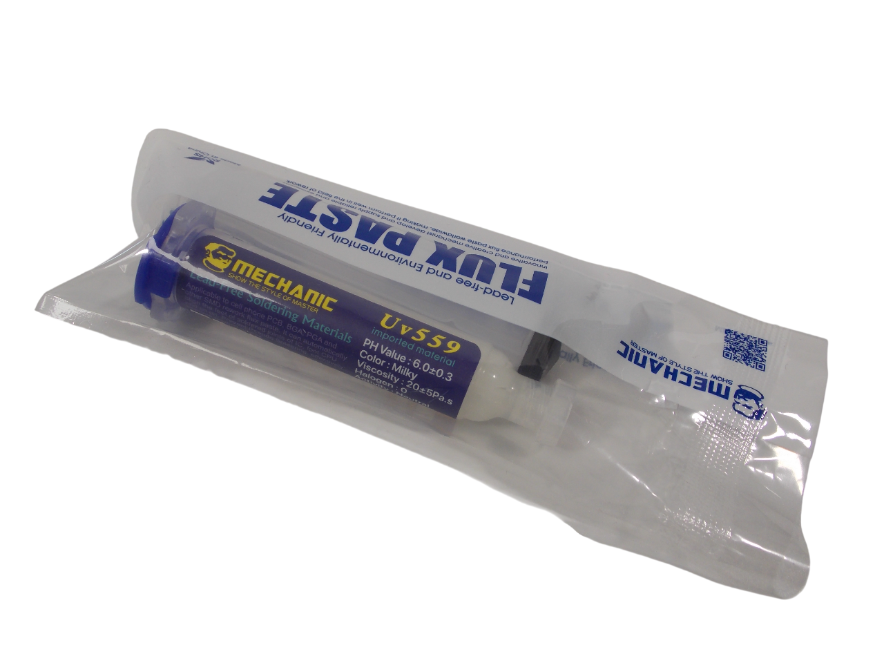 Флюс для пайки MECHANIC  UV - 559 / 10 мл в шприце