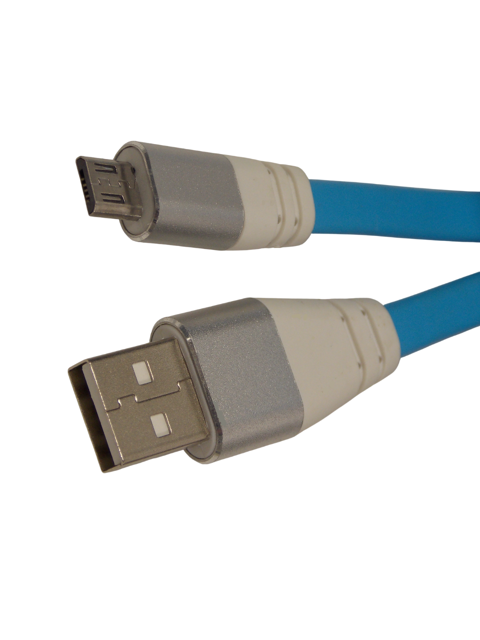 Шнур USB - А штекер на micro USB 5pin штекер / 1.0 метр / синий 