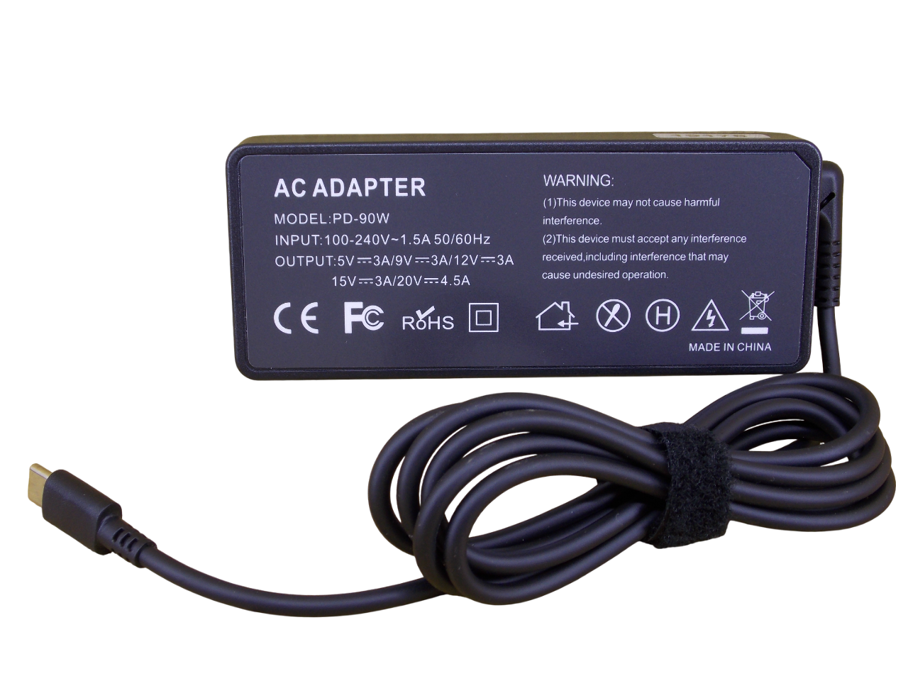 Блок питания для HP 20В - 4.5А - 90Вт разъем Type-C