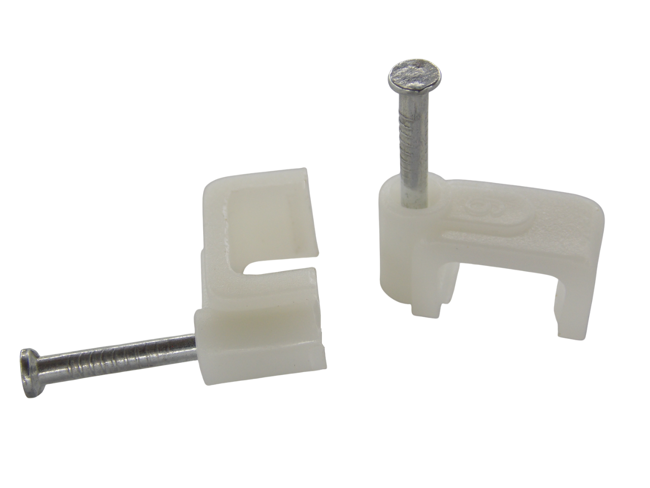 Крепёж для кабеля плоский 9мм / 100штук