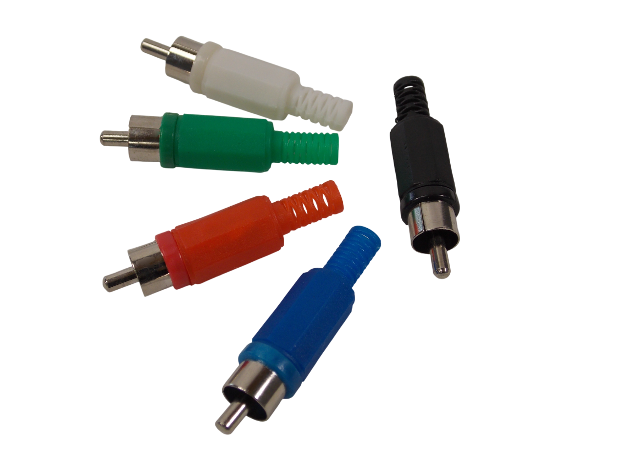 Штекер RCA / тюльпан / пластик