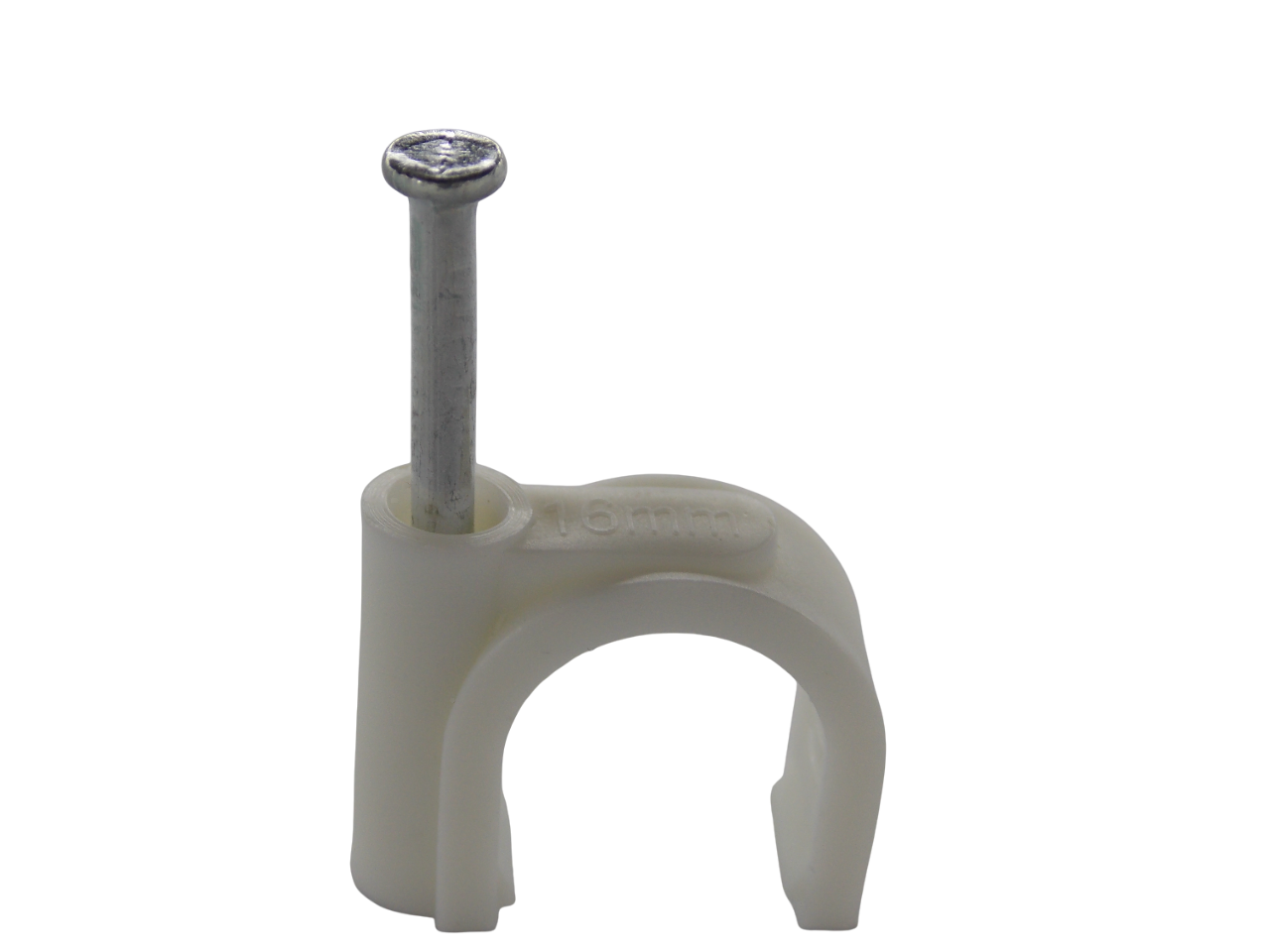 Крепёж для кабеля круглый 16мм / 100 штук