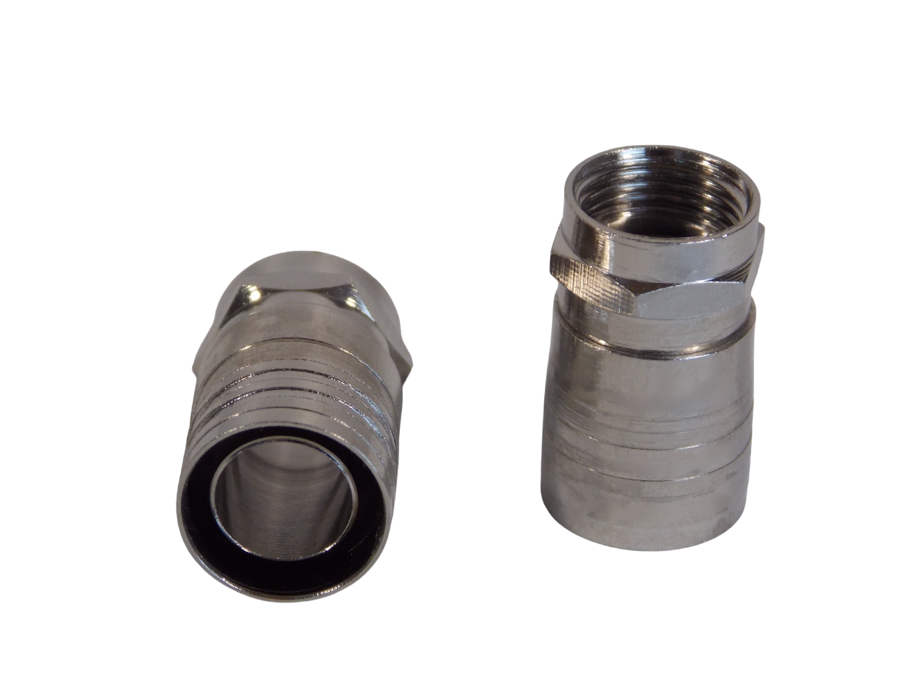 Коннектор F типа  обжимной для кабеля  RG - 11