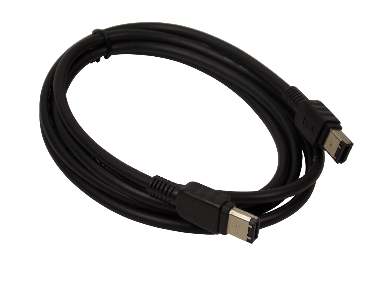 Шнур Fire Wire IEEE1394 6pin на 6pin / 1.8 метра / черный
