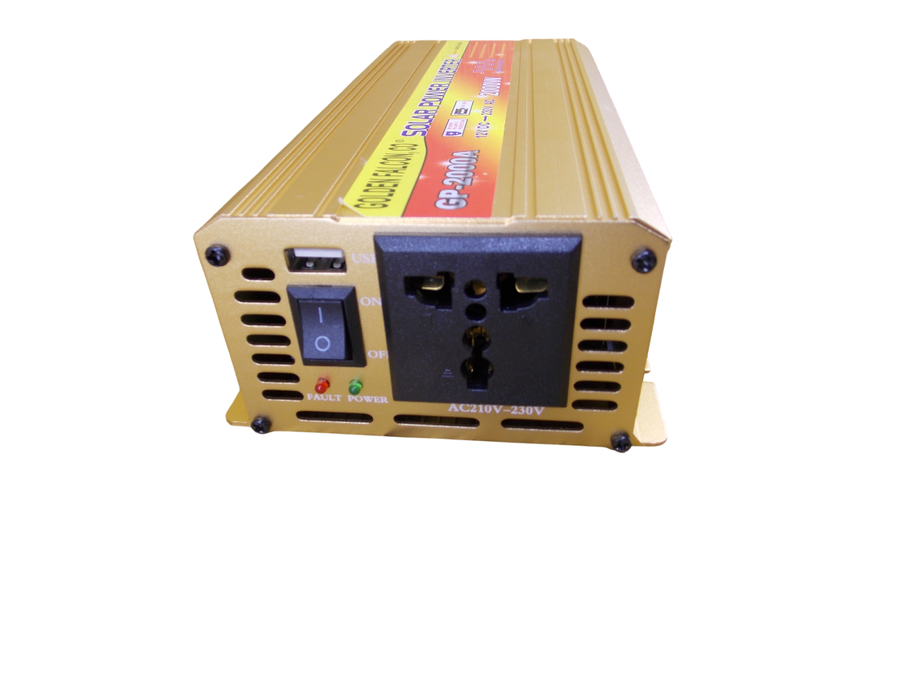 Инвертор напряжения GP-2000A 12В - 220В - 2000ВТ